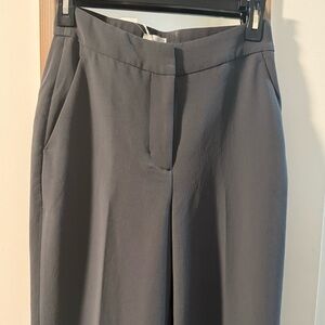 Grey high-waisted wide-leg Limitless pants from Aritzia in coal grey. NWT.